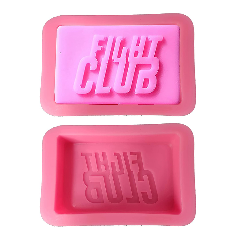Bath Bomb Mold - Dövüş Kulübü Sabun silikon kalıp Dikdörtgen