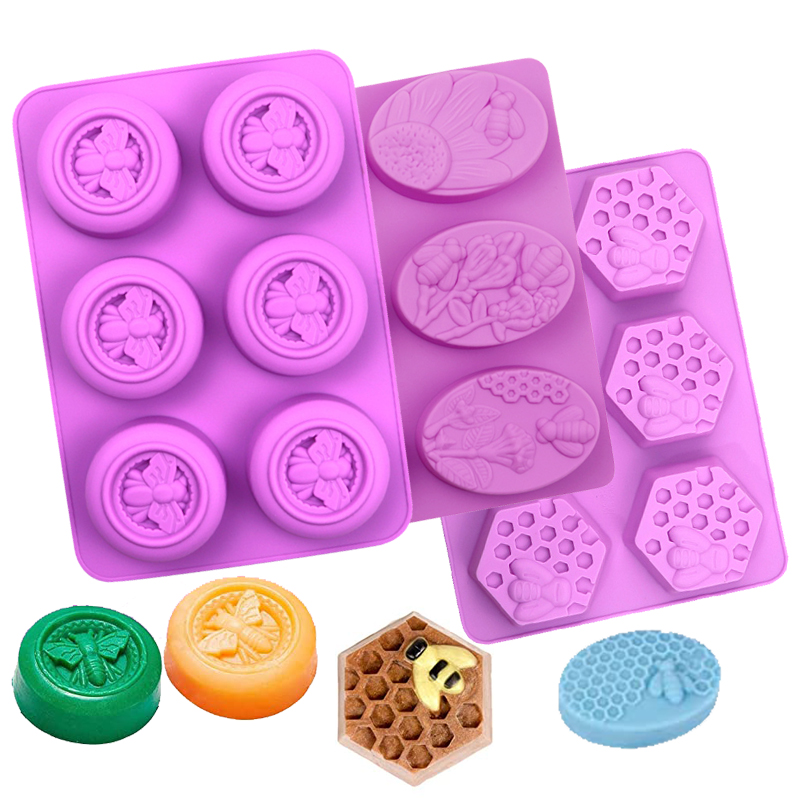Bath Bomb Mold - Petek Sabun Kalıp 3D Bumble Bee