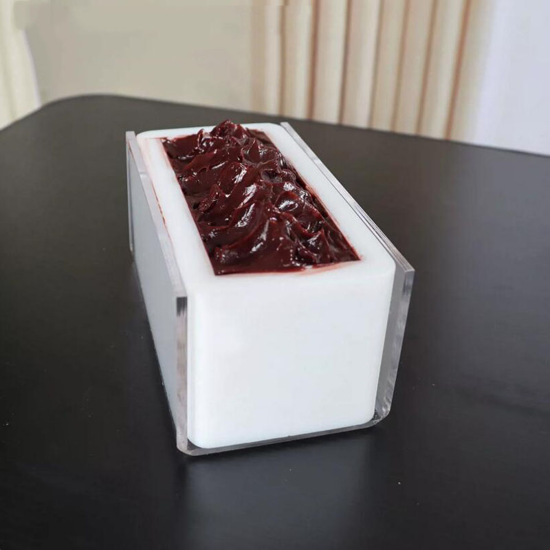 Bath Bomb Mold - Esnek Silikon Sabun Kalıbı, Akrilik Çerçeveli,