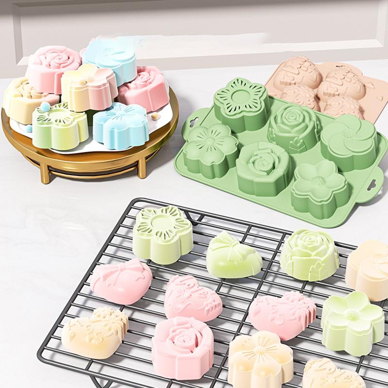 SU Çiçek Silikon Kalıp, 6 Fark - Bath Bomb Mold incelemesi ve fiyatı