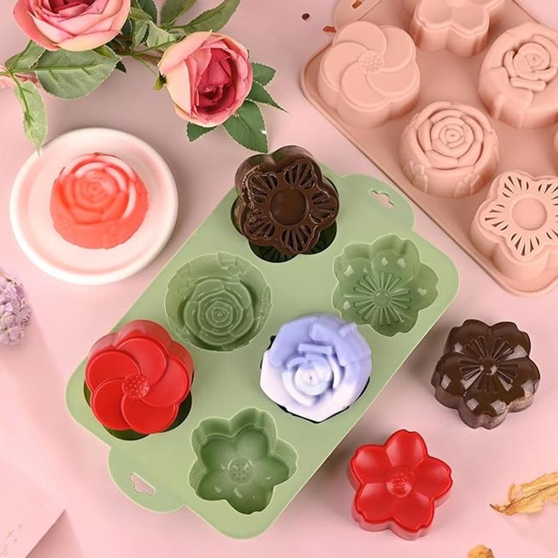 SU Çiçek Silikon Kalıp, 6 Fark - Bath Bomb Mold incelemesi ve fiyatı