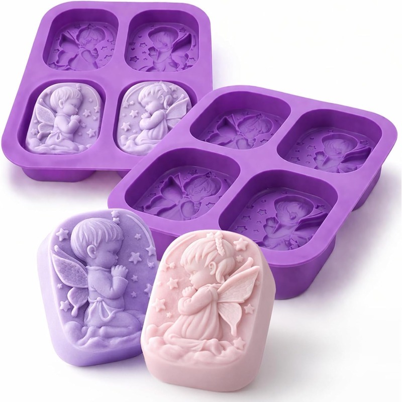 Melek silikon kalıp sabun yapı - Bath Bomb Mold incelemesi ve fiyatı